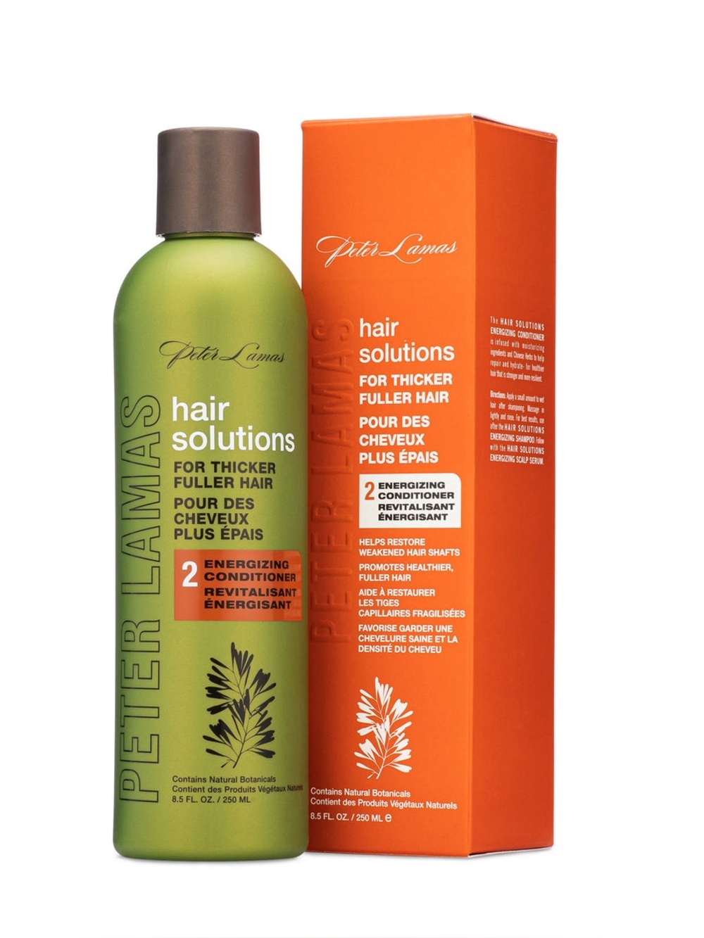 PETER LAMAS Hair Solutions Energizing Conditioner, Thicker Fuller Hair 8.5oz NIB